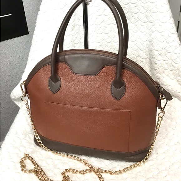 Burberry Leather 2 Way Satchel - Picture 7 of 12